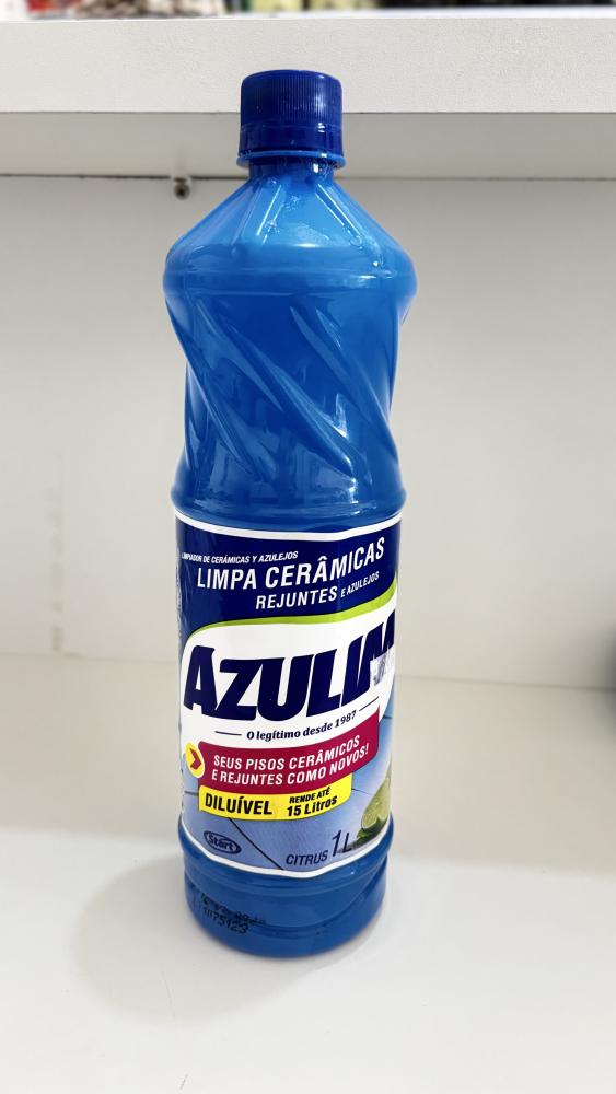 Limpador de Cerâmicas e Rejuntes Azulim 1L – Poderosa Ação de Limpeza