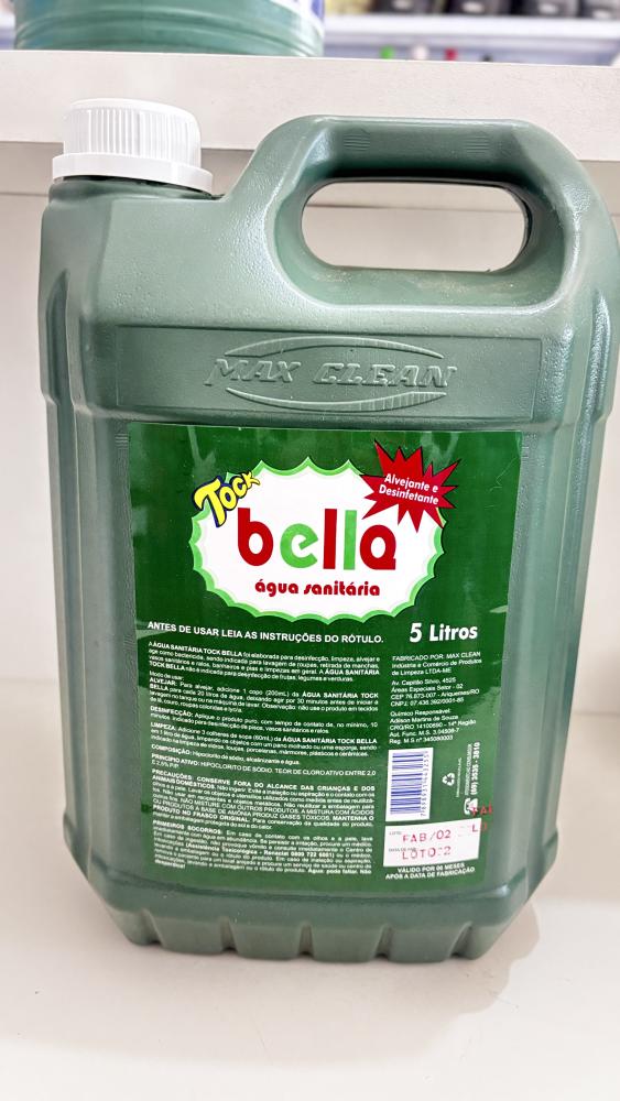 Água Sanitária Bella 5lt– Limpeza e Proteção para sua Casa